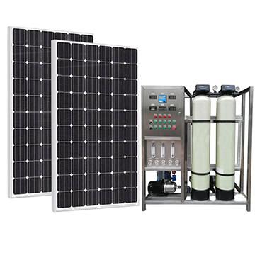 Système de filtration d'eau à énergie solaire écologique résistant aux intempéries