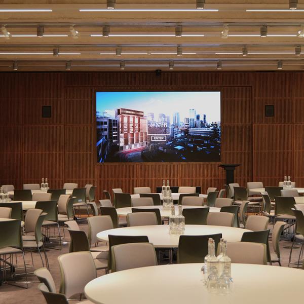 High Resolution 4K COB LED Display with Pixel Pitch 0.9mm and 3840Hz Refresh Rate for Indoor Use
