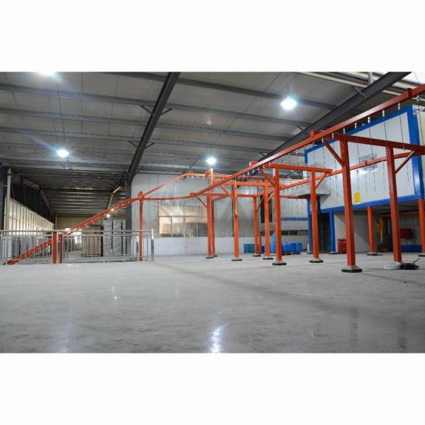 Línea de capa electrostática suspendida del polvo del túnel equipo superficial del tratamiento previo