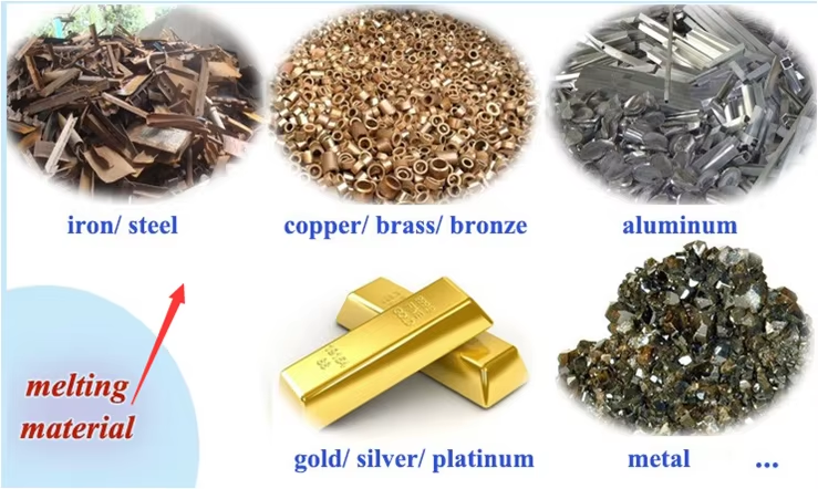 Induction Gold Melting Furnace Metal Melting Furnace Small 1600℃