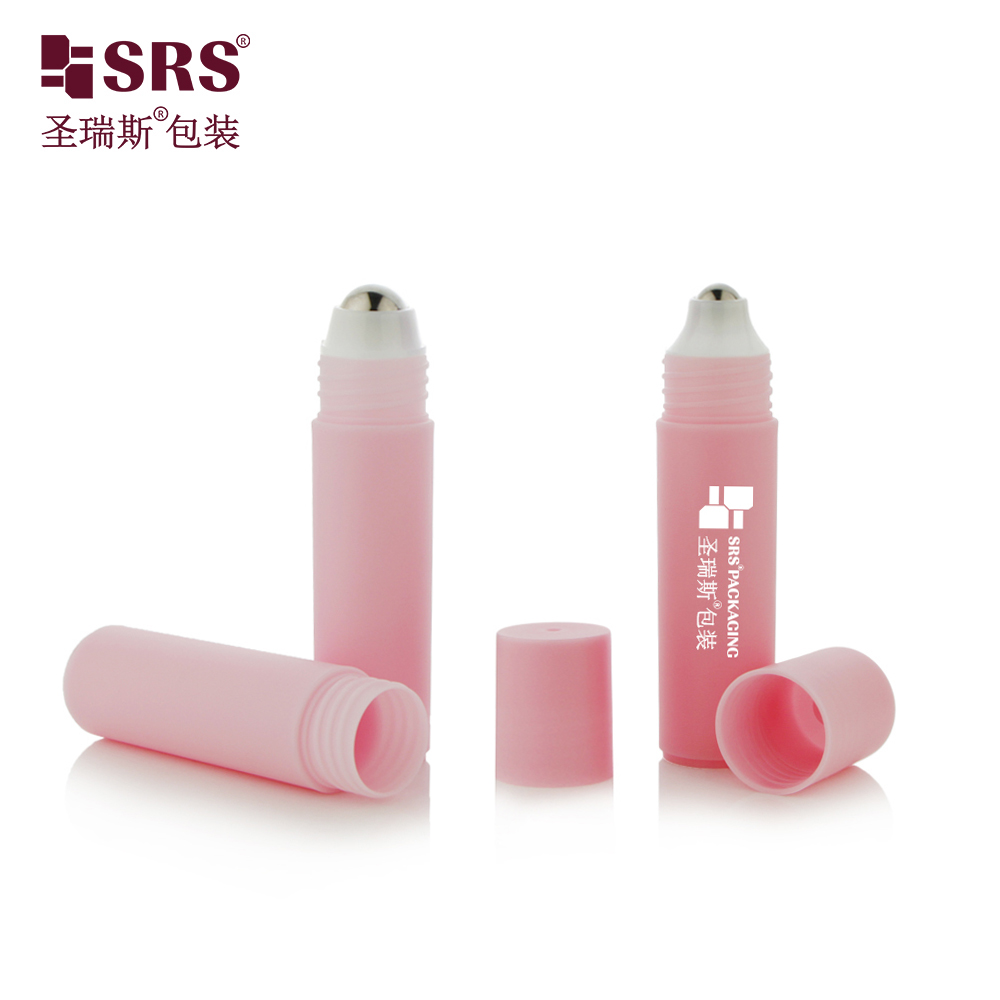 Portable Cylinder 30ml PP Roller Bottle Portable Leak Proof for Body Skincare Aromatherapy Liquid