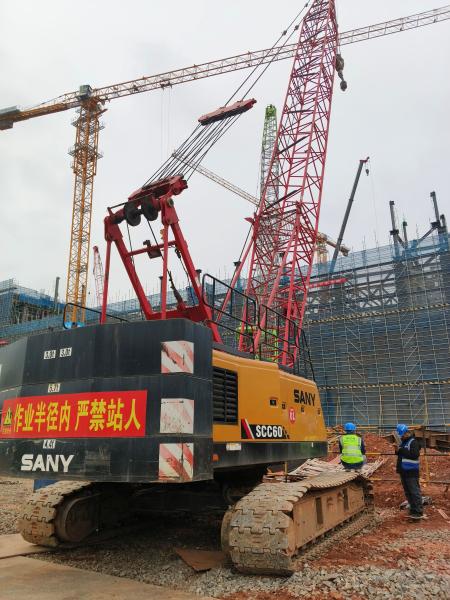 Buy high quality used 2020 60t crawler cranes online now - fast delivery!