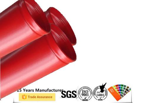 Fire Steel Pipe Decorative Powder Coating Linear Phenolic Epoxy Resin Material