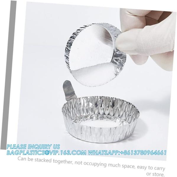 Aluminum Weighing Boats Liquid Mixing Foil Trays Aluminum Weighing Pan Foil Reusable Chemistry Weighing Pan for Lab