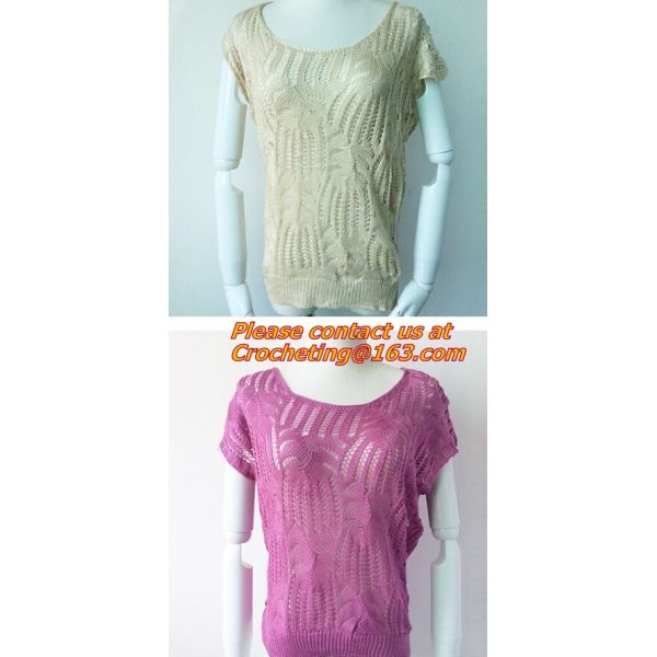 Blouse, clothing, garment, Hollow out, belt, sexy knitted, crover up, crochet, beach dress