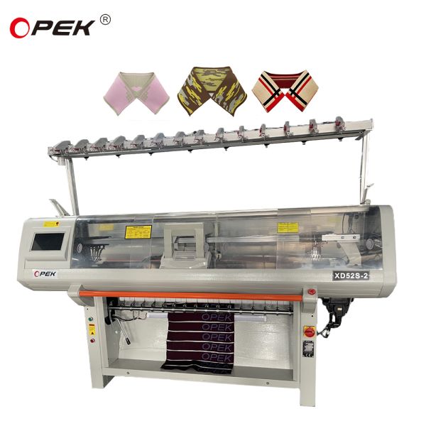 Fashion Flat Double System 52 Inch Computerized  Flat Knitting Machine
