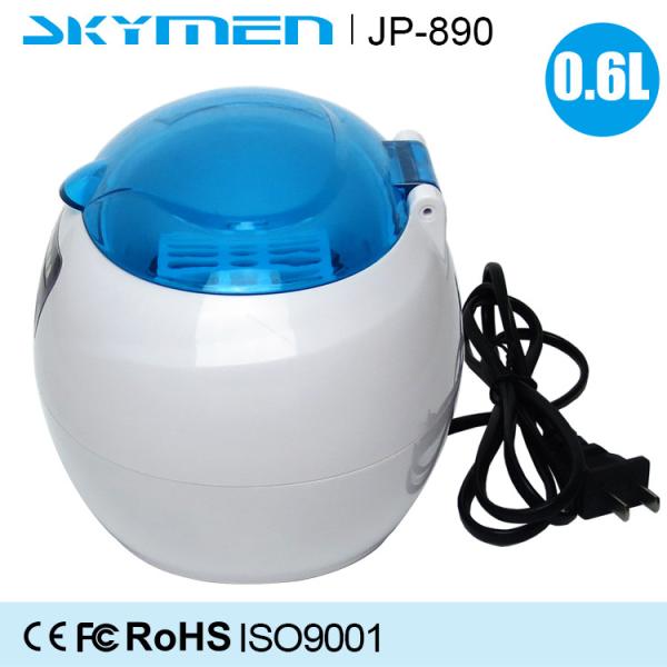Digital Timer Jewelry Ultrasonic Cleaning Machine , Ultrasonic Bath Cleaner 0.6L 35W