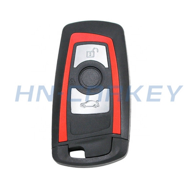 Red Keyless 3b uttons Smart Remote Replacement Shell Case Cover With Uncut Blade