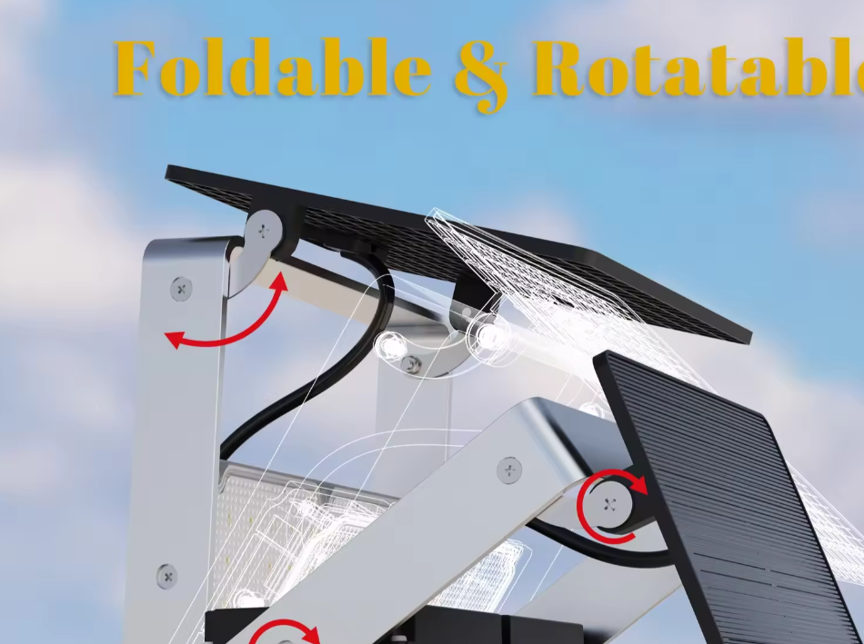 LED Outdoor Lighting Motion Sensor Solar Flood Light Wall Lamp Garden DC 3.7V 5W