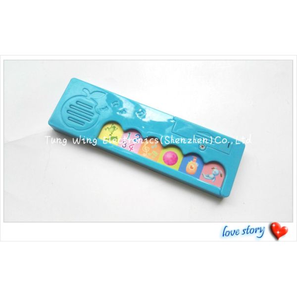 Blue 6 Button Baby Sound Module For Toddlers Learning Animal Sound Books