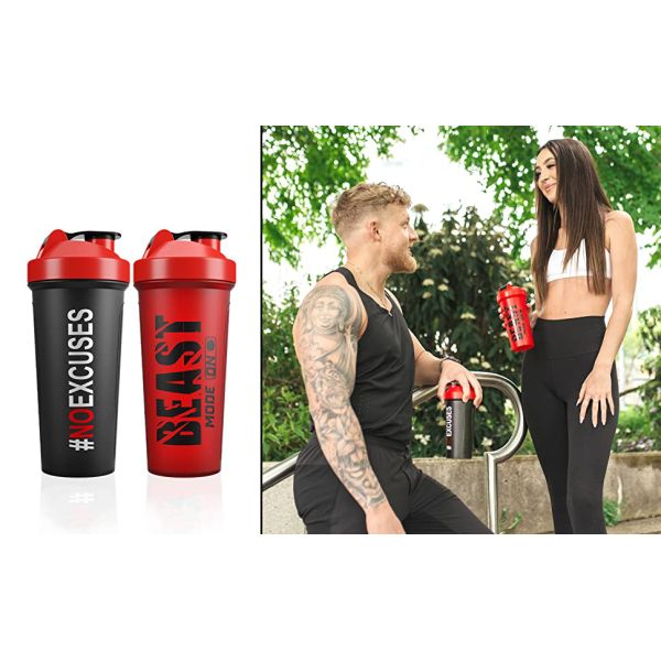 American Style 400ml Fitness Protein Shaker Bottle with Personalized Label