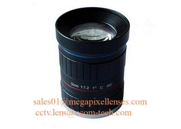 1 35mm F1.2 8Megapixel C Mount Manual IRIS Low Distortion ITS Lens, 35mm Traffic Monitoring Lens