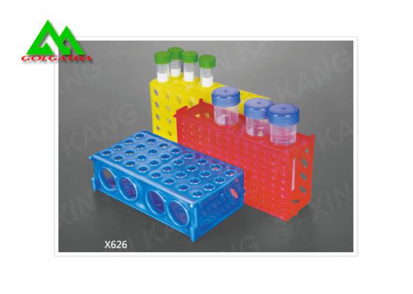 PP Material Colorful Centrifuge Tube Rack , Plastic Test Tube Stand CE ISO