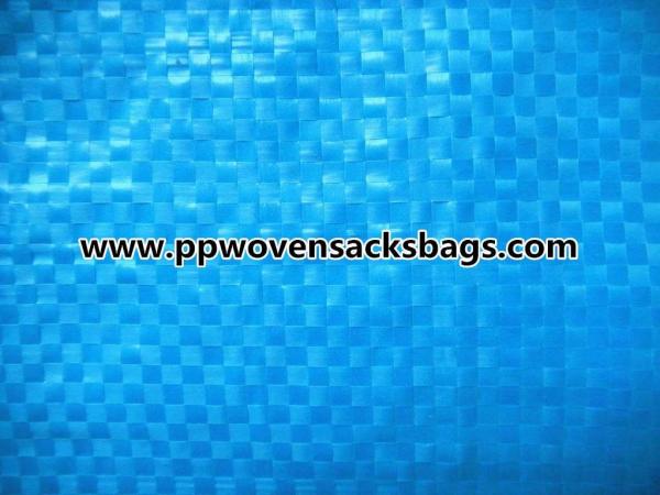 Durable Blue PP Woven Bags for Packing Chemicals / Industrial Polypropylene Sacks