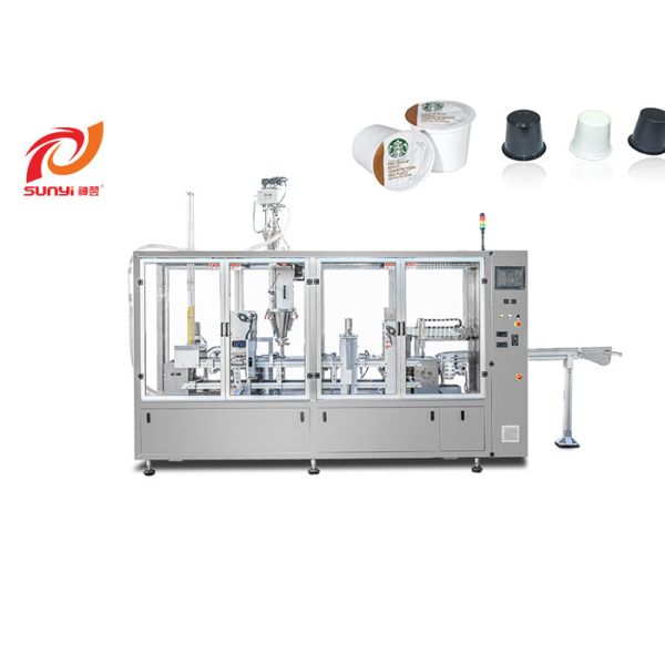 SKP-4 4Lanes Plastic Cup Filling And Sealing Machine