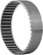 Wedge Wire Screen Cylinders, Johnson Wire Cylindrical Screen For Self Cleaning