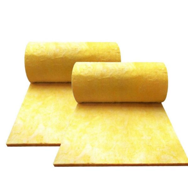 Non Toxic Yellow Heat Insulation Glass Wool Felt Fire And Smoke Exhaust