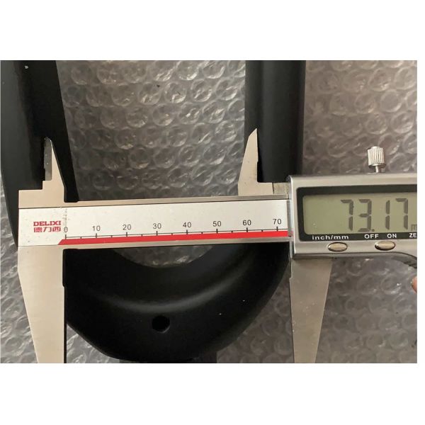 700x50c Carbon Gravel Bike Fork, Lightweight Rigid Fork 100x12 Flat Mount Disc