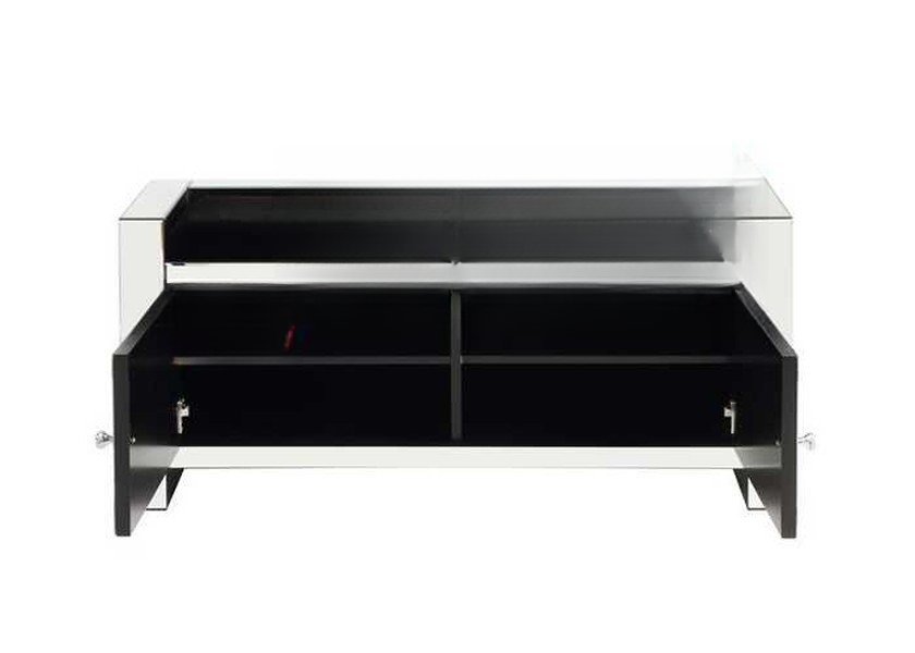 THS04 Bench with 119X40X55CM Size, Silver Mirror and MDF Material for General Use
