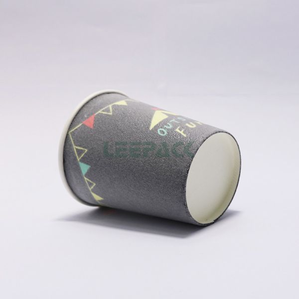 8oz disposable take away coffee milk tea hot drink cup single or double wall foam paper cup with logo printing