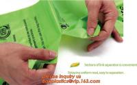 Sacos de plástico biodegradáveis descartáveis, bio sacos Compostable de Eco