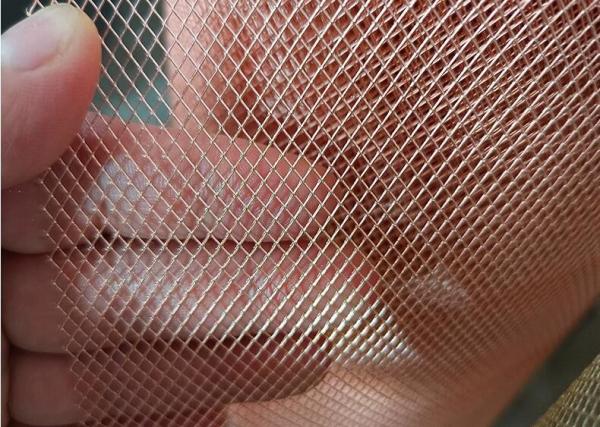 Copper Diamond Expanded Metal Mesh for EMI Shielding 0.02-4mm