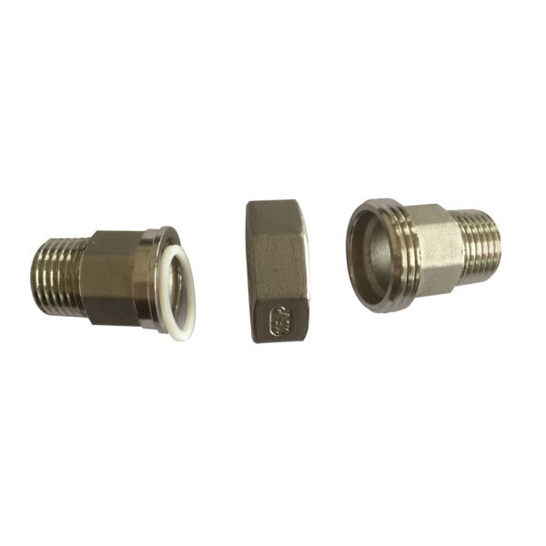 Flat PTFE Seal Male/ Male BSP Thread SS 304 Stainless Steel Union