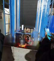 endurecimiento por inducción vertical del escáner de la máquina herramienta del endurecimiento por inducción de 400KW 3M para el rollo y el eje