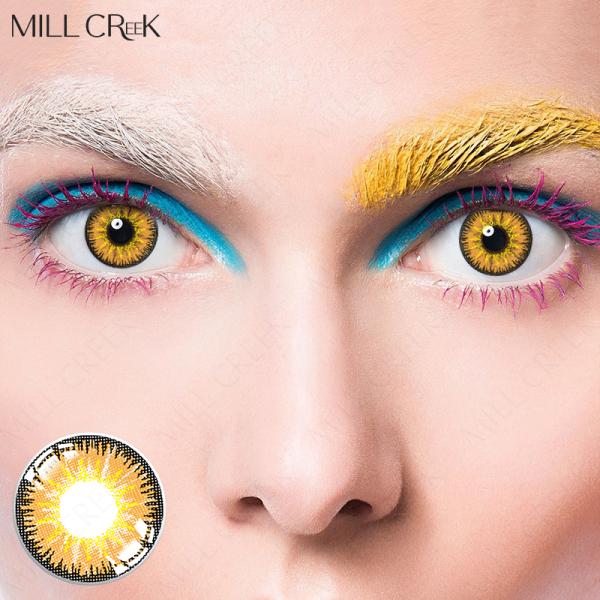 Vika Brown Lenses For Dry Eyes 48% Water Content Professional Comfortable