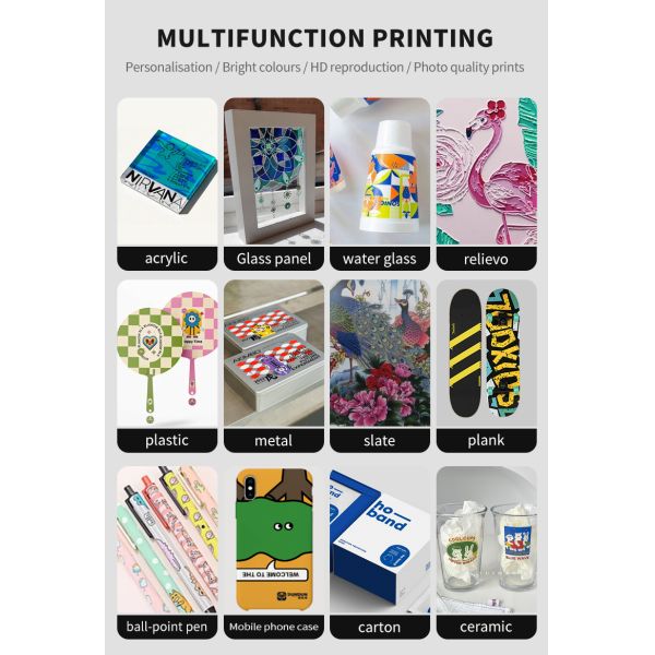 KECAI Pro Dual Head UV Flatbed Printers 3060 With Multicolor Steel Material Printing Capability