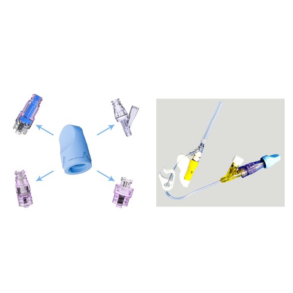 Chapeaux femelles jetables d'alcool d'isolement de chapeau de désinfection de pp Luer Swabcap pour des ports d'Iv