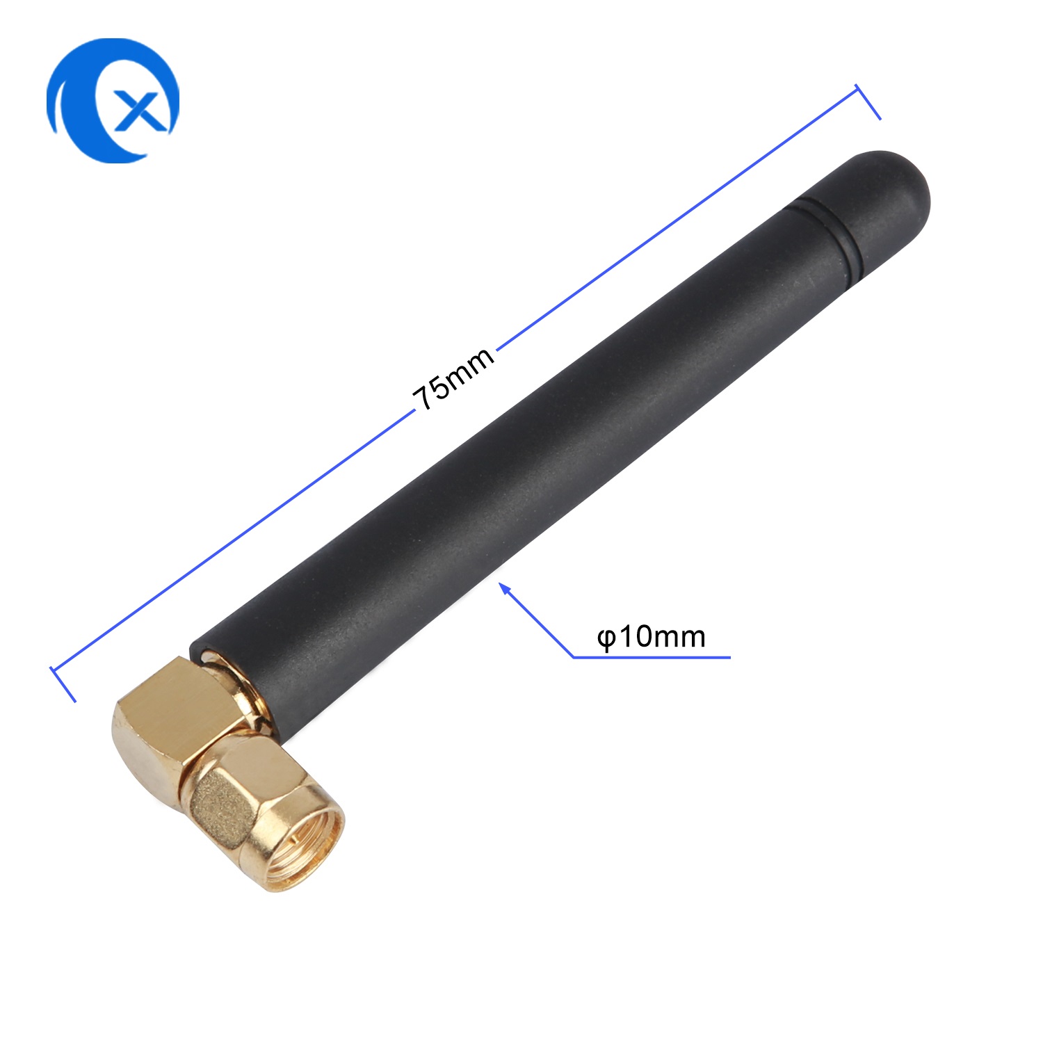 Фиксированный прямоугольный SMA мужской соединитель Монтаж Omni Direction WiFi 868-900MHz Антенна для маршрутизаторов