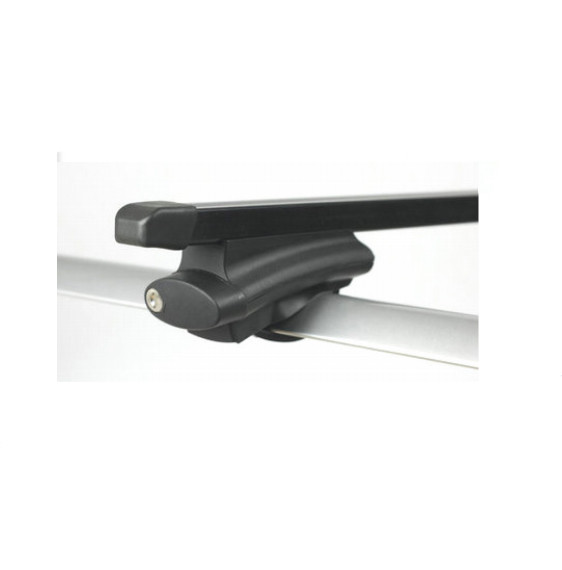 8102C+B3 Universal Durable Steel  Car Roof Cross Bars Zinc Plating Double Sides Roof Raised Rails for Travel car rack