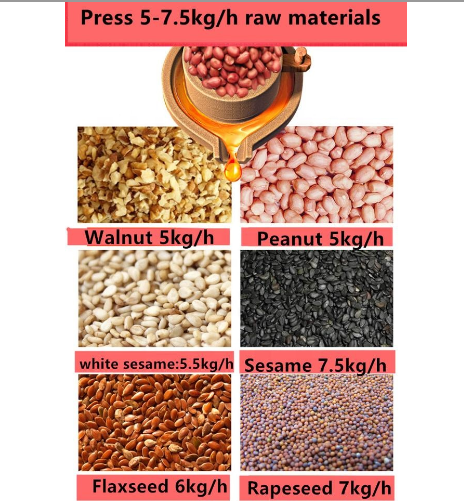 Cold Pressed Home Oil Press Machine Commercial Oil Processing Equipment