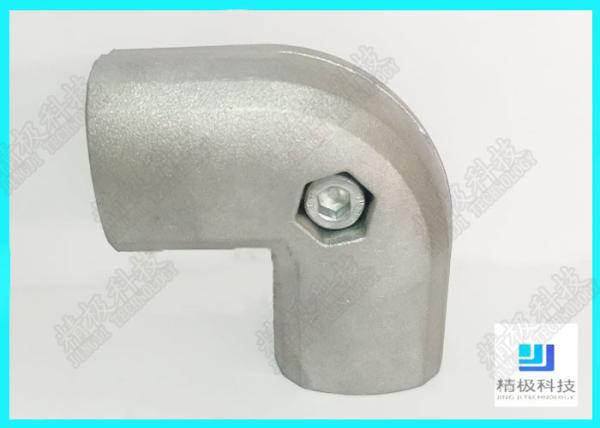 Montage de tuyau en aluminium joints en aluminium de tuyauterie de coude de 90 degrés pour le tuyau d'OD 28mm