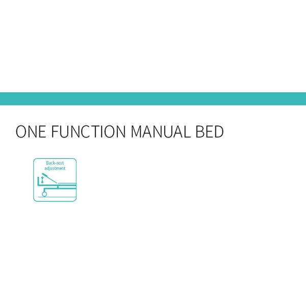 Economic Single Function Adjustable Medical Clinic Furniture Metal Folding Manual Patient Hospital Bed Manufacturers