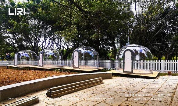Garden Crystal House Dome Glamping Tent For Resort