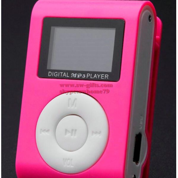 2019 MP3 Player USB Clip Mini LCD Screen Support 32GB Micro SD TF Card