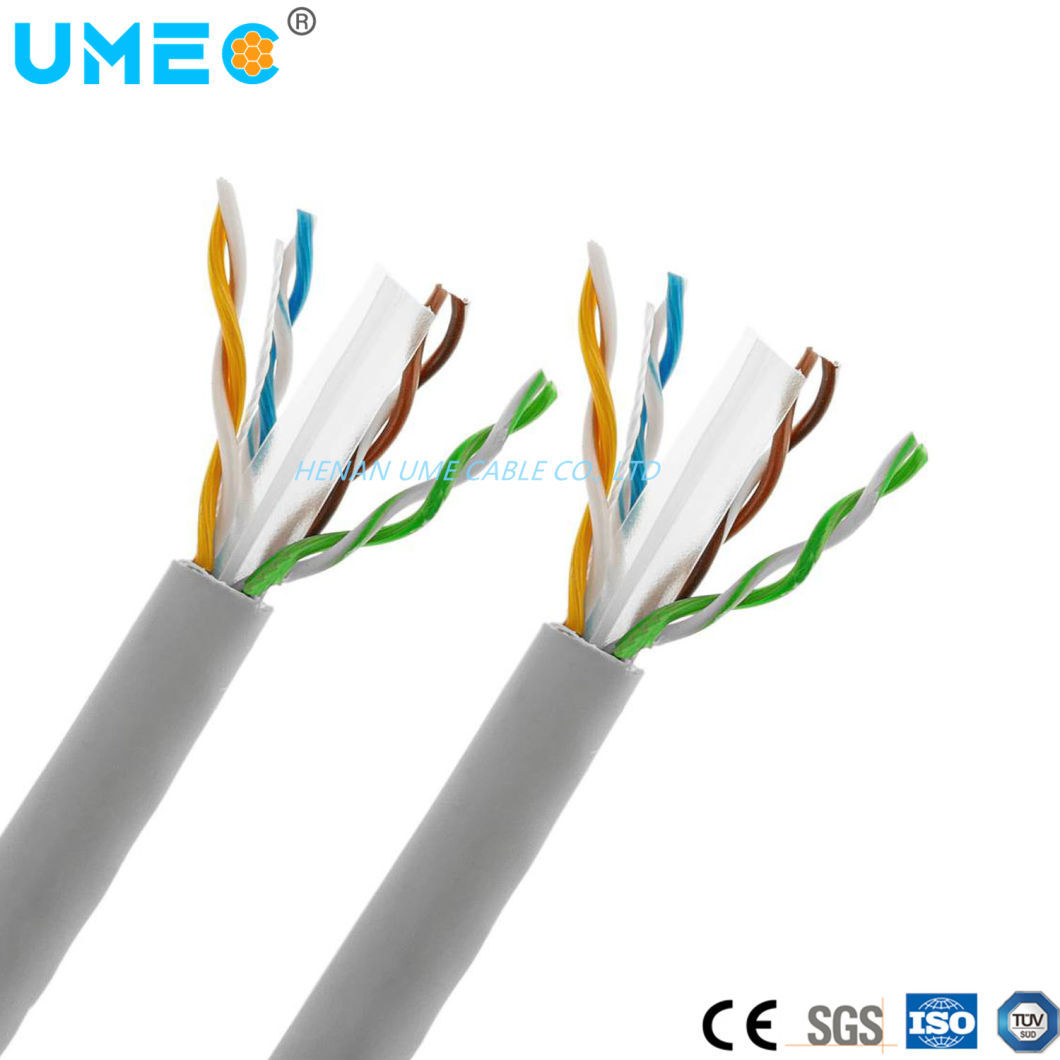 OEM Приемлемый круглый проволока многоядерный стенный розетка CAT6 FTP соединительный кабель 300/500V