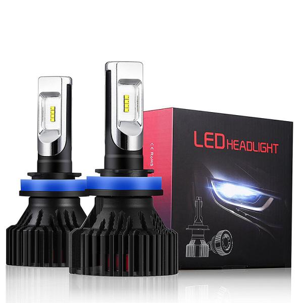 8000lm Auto Automotive T8 H7 H11 9006 Projector Car 6 Bike 12w Motorcycle Led Headlight Bulbs