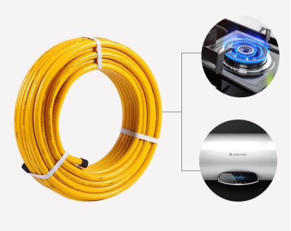 3/16 Flexible Stainless Steel Propane Hose , DN13 High Pressure Flexible Hose Pipe