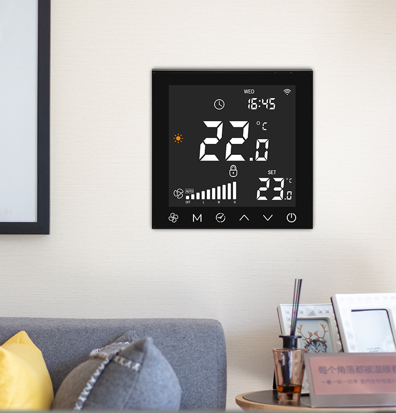 Digital FCU Smart Wifi Thermostat WIFI Remote Control Fan Coil Controller