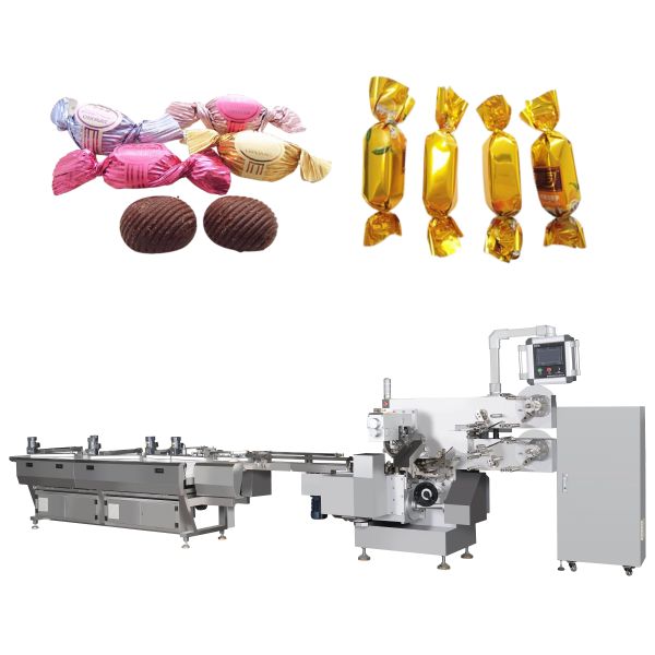 Automatic Chocolate Packing Machine Double Twist Packing Machine 300pcs/Min