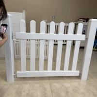Removable PVC Install Vinyl Picket Fence Elegant Durable Plastic White Fence