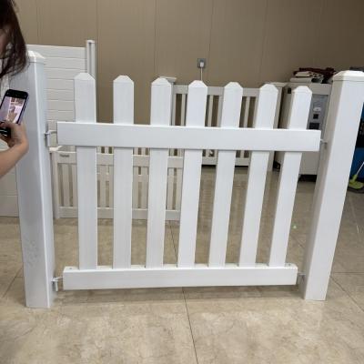 Removable PVC Install Vinyl Picket Fence Elegant Durable Plastic White Fence
