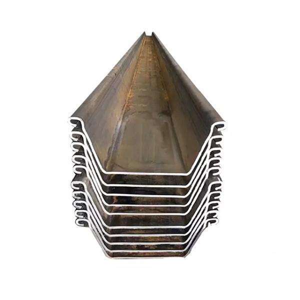 Building Construction Hot Dipped Steel Sheet Pile Sections Q195 Q235 Q235B