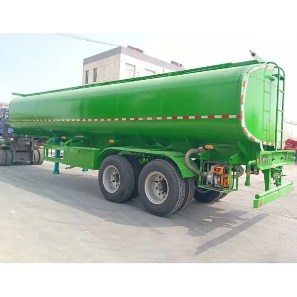 2 axes réservoir de carburant pour automobile remorque tracteur 40000 litres réservoir de carburant pour huile semi-remorque