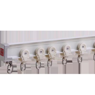 Metal Aluminum Bay Window Curtain Rail Track With Electrophoresis