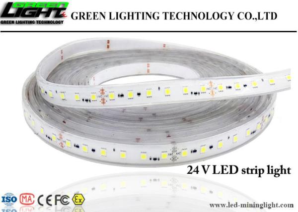 Customize LED Flexible Strip Lights DC 36V 60 LEDs / Meter Waterproof RGB SMD5050