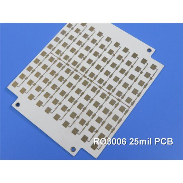 Rogers RO3006 Microwave PCB 2-Layer Rogers 3006 25mil 0.635mm Circuit Board DK6.15 DF 0.002 High Frequency PCB